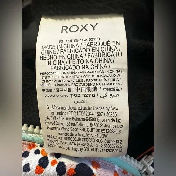 Roxy Girl Size 12 Months Dryflight Snowsuit Bunting Pre-owned - Picture 7 of 13